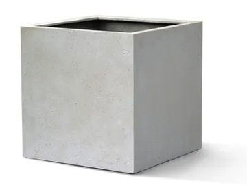 SQUARE CSAW - Fiber Clay garden pot by PAOLELLI GARDEN - view 2